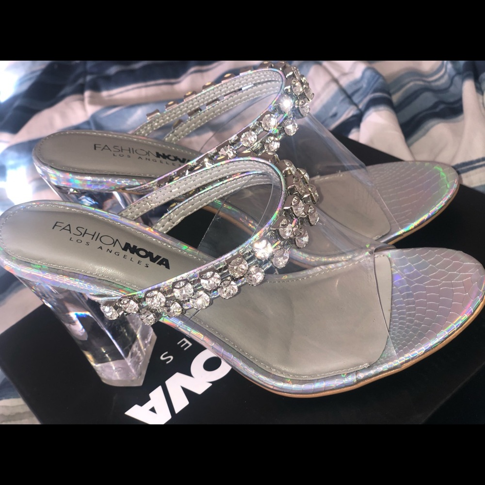 CLEAR BLING HEELS